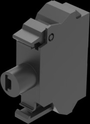 LED element, green, 240 V AC/DC, spring-clamp connection, 45-320.1H42