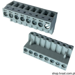 AKZ950-8-5.08-L-GY Header 8 Pins R=5.08 mm BLOCK PTR-H