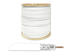 Przewód koncentryczny antenowy RG-6 Pro 1,16Cu SAT116 300m