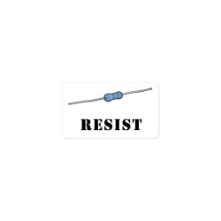Resist Sticker - Durable Vinyl for Every Need