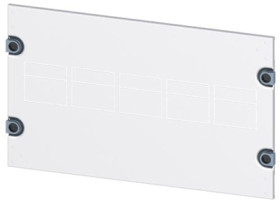 Aperture, rectangular, sheet steel, (W x H x D) 600 x 300 x 10 mm, light gray, 8PQ2030-6BA28