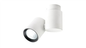 Reflektor Boston 1 Biały Z Czarnym Ringiem Lp-741/1W Wh/Bk Light Prestige