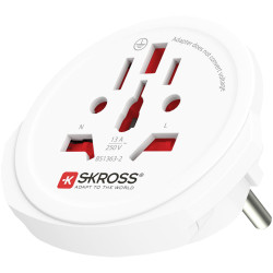 Skross 1.302539 Travel Adapter Pro World &amp; USB Connects in 205 Countries