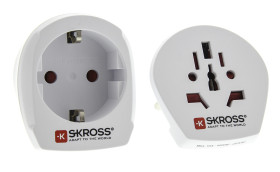 Adapter podróżny kraj 1 Australia, Chiny, Europa, Włochy, Wielka Brytania, USA kraj 2 Europa, Szwajcaria 16A złącze 1