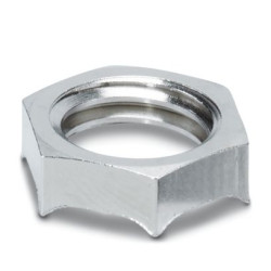 Nakrętka do dławnic kablowych gwint: M20 x 1.5mm Mosiądz platerowany niklem , kolor: srebrny Phoenix Contact