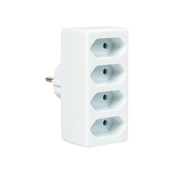 Rozgałęźnik elektryczny R-4 4gn. bez uziemienia / 98-604