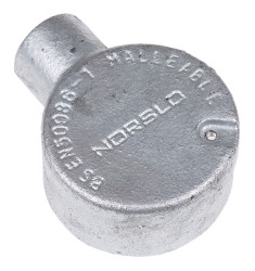 Łącznik do kanałów kablowych RS PRO 25mm Puszka końcówek zaciskowych Stal