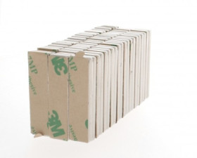 40x10x4 mm Cuboidal 3M Self-Adhesive N38 Neodymium Magnet
