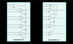 High-Speed Quad RS-485/RS-422 Receivers with ±65V Fault-Tolerant Inputs