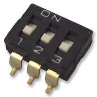 A6S-3101-H przełącznik dip switch 3 polowy; SMD