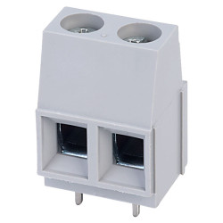 CamdenBoss CTB77VP/2 2 Way High Power Rising Clamp Terminal Block 10.16mm Pitch