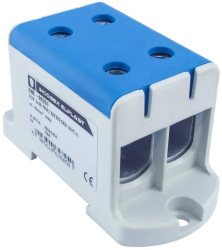 Złączka szynowa jednopolowa ZGX 2x95 mm2 niebieska (Al-Cu) ENE-00361