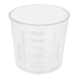 Miarka 30ml - Pojemnik plastikowy ze skalą - kieliszek do leków