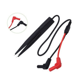 Multimeter Test Leads with Tweezers - for SMD Components