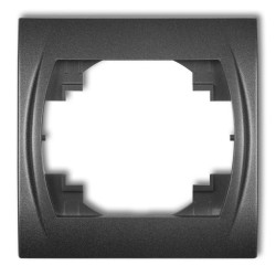 LOGO Ramka pozioma pojedyncza grafitowy 11LRH-1