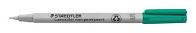 311-5 Non-permanent pen S / 0.4 mm / green