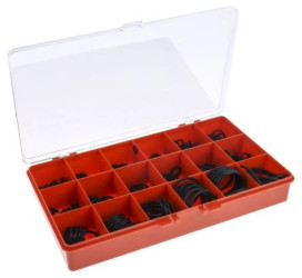 Zestaw oringów, wymiary metryczne Nitryl, Kit Contents 510 szt. RS PRO