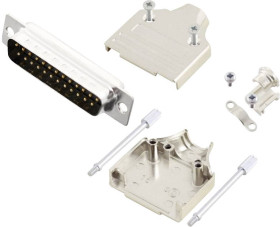 MH Connectors MHDM25-DB25P-K Zestaw listew męskich D-Sub, rzędy: 2, styki: 25, 180 °, 1 szt.
