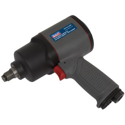 Sealey SA201 Air Impact Wrench 1/2&quot;Sq Drive Composite - Twin Hammer