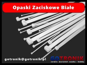 Opaska zaciskowa 2,2x150 mm biała