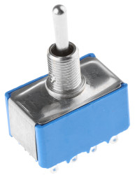 Przełącznik Wł.-wył.-wł. 4PDT APEM Montaż panelowy