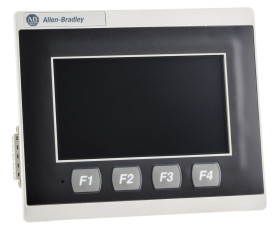 Ekran dotykowy HMI 4 cale Allen Bradley rozdzielczość: 480 x 272 TFT LCD IP65 Ethernet, USB 138 x 116 x 43 mm
