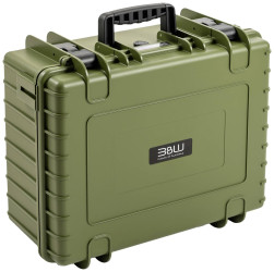 Walizka outdoorowa B & W International 6000/BG/SI, 32.6 l, (S x W x G) 510 x 420 x 215 mm, zielony brąz (matowy)