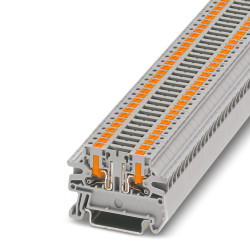 Kostka zaciskowa na szynie DIN Phoenix Contact poziomy: Pojedynczy 12AWGŚruba PTVC 2 24A 800 V