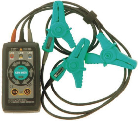 Wskaźnik kolejności faz KEW8035 Zacisk krokodylkowy CAT III 1000 V, CAT IV 600 V CAT III 1000V Bezstykowy 100 godz. AA