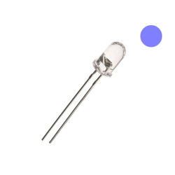 DIODA LED 5mm ULTRAFIOLETOWA UV 15st. /2474