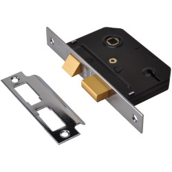 UNION ES-SL Essentials 3 Lever Mortice Sashlock Chrome 79mm 3in Visi