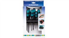 Zestaw Wkrętaków, Szczelinowych/Krzyżowych-Pozidriv, 6-Częściowy, Z Uchwytem...