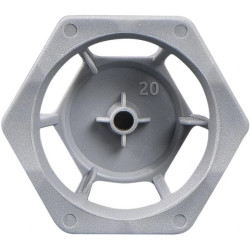 Uchwyt uniwersalny Rawlplug R‑SC40‑HEX 31 mm – montaż z osadzakiem gazowym – 100 szt.
