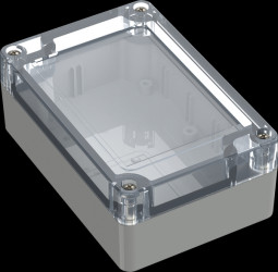 6U07110704139 Industrial housing, 105 x 70 x 40mm, IP66/IP68, light gray