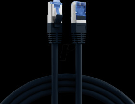 K5525FSW.30 Cat. 6A S/FTP patch cable, Super Flex, 30 m, black