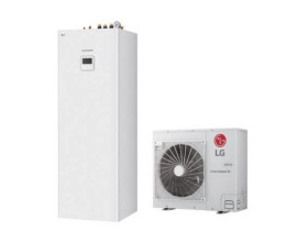 Pompa ciepła typu SPLIT 9kW 1F R32 IWT zintegrowany zbiornik 200L LG Therma V Split HU091MR/HN0913T LG ELECTRONICS