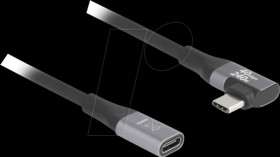 81148 USB 3.2 extension, 20 Gbit/s, 240 W, 4K 60Hz, 2 m, angled