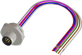 Przewód czujnik-siłownik ze złączem Złącze M12 liczba rdzeni 8 długość 500mm Rodzaj A Męskie