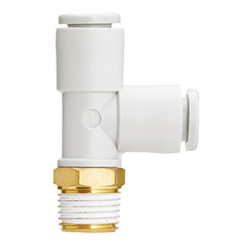 Adapter gwintowany teowy typu gwint – rura R 1/4 Wciskane 10 mm SMC Złączka trójnikowa R 1/4