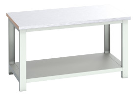 Stół warsztatowy szer. 900mm maks. obciążenie: 350kg Podstawowy stoł Blacha stalowa dł. 1500mm wys. 840mm
