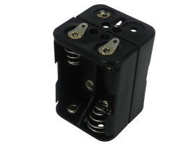 Uchwyt do baterii, x 4, maks. Ø 12mm, montaż zatrzaskowy