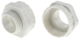 Adapter do dławnic kablowych, M25 → M32, materiał: Nylon 66, kolor: Szary, RS PRO