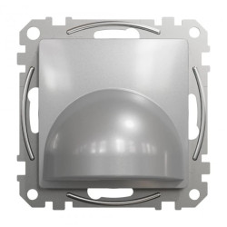 Wypust kablowy, srebrne aluminium, Sedna Design i Elements SDD113903