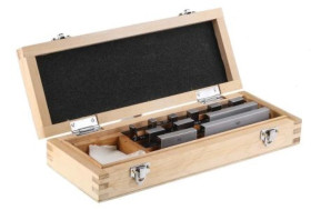 Zestaw płytek wzorcowych, Jednostki metryczne, elementy: 11, Stal stopowa