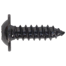 Sealey BST4816 Self Tapping Screw 4.8 x 16mm Flanged Head Black Pozi Pack Of 100