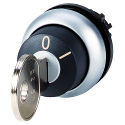 Przełącznik obrotowy kluczykowy 2-pozycyjny wycięcie: 22.5mm Z pamięcią położenia Eaton klucz: MS20