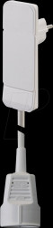 933.006 Flat Plug CEE7/7 white, 1.5m CEE7/3