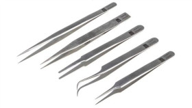 Zestaw Pęset, Materiał: Stal Nierdzewna, Rs Pro