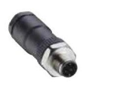 Złącze do samokonfekcjonowania M12 duo żeńskie proste 5-pinowe z gwintowanym złączem dla dwóch połączeń kablowych RSCN 5/DUO