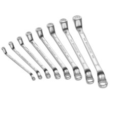 Zestaw kluczy płasko-oczkowych Zestaw kluczy oczkowych przesuniętych Facom 1/4 x 5/16 → 1.1/8 x 1.1/4 cala 10 szt.